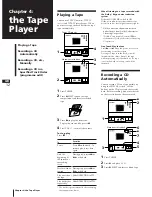 Предварительный просмотр 12 страницы Sony HCD-T1 Operating Instructions Manual