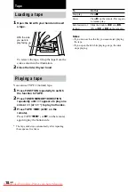 Preview for 18 page of Sony hcd-tb20 Operating Instructions Manual