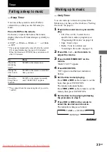 Preview for 23 page of Sony hcd-tb20 Operating Instructions Manual