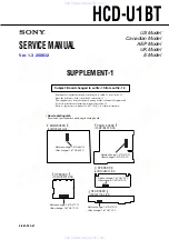 Предварительный просмотр 89 страницы Sony HCD-U1BT - Receiver Component For Micro Hi-fi Systems Service Manual