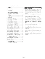 Preview for 3 page of Sony HCD-V3900 Service Manual
