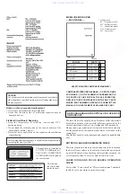 Предварительный просмотр 2 страницы Sony HCD-V909AV Service Manual