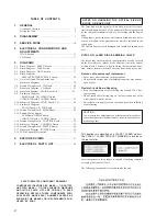 Preview for 2 page of Sony HCD-VP1 Service Manual