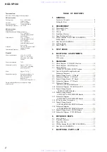 Preview for 2 page of Sony HCD-VP100 Service Manual