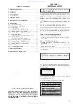 Preview for 3 page of Sony HCD-VP11 Service Manual