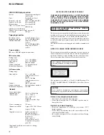 Preview for 2 page of Sony HCD-VP800AV Service Manual