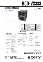 Sony HCD-VX333 Service Manual предпросмотр