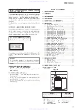 Предварительный просмотр 3 страницы Sony HCD-VX333 Service Manual