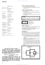 Предварительный просмотр 2 страницы Sony HCD-X10 Service Manual