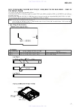 Предварительный просмотр 7 страницы Sony HCD-X10 Service Manual