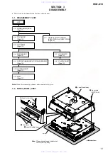 Предварительный просмотр 11 страницы Sony HCD-X10 Service Manual