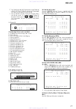 Предварительный просмотр 21 страницы Sony HCD-X10 Service Manual