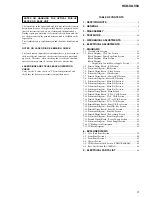 Предварительный просмотр 3 страницы Sony HCD-XGV50 Service Manual