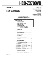 Preview for 99 page of Sony HCD-ZX70DVD Service Manual