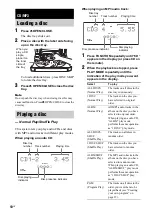 Предварительный просмотр 10 страницы Sony HCD-ZX9 - Receiver Cd Operating Instructions Manual