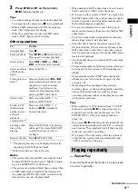 Preview for 11 page of Sony HCD-ZX9 - Receiver Cd Operating Instructions Manual
