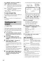 Preview for 12 page of Sony HCD-ZX9 - Receiver Cd Operating Instructions Manual