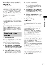 Preview for 17 page of Sony HCD-ZX9 - Receiver Cd Operating Instructions Manual