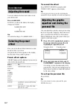 Preview for 18 page of Sony HCD-ZX9 - Receiver Cd Operating Instructions Manual