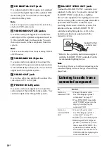 Preview for 28 page of Sony HCD-ZX9 - Receiver Cd Operating Instructions Manual