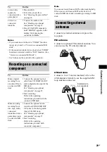 Preview for 29 page of Sony HCD-ZX9 - Receiver Cd Operating Instructions Manual