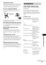 Preview for 35 page of Sony HCD-ZX9 - Receiver Cd Operating Instructions Manual