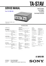 Preview for 43 page of Sony HCR-S7AV Service Manual