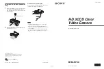 Preview for 1 page of Sony HD 3CCD COLOR BRC-H700 Operating Instructions Manual