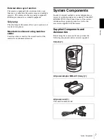 Preview for 7 page of Sony HD 3CCD COLOR BRC-H700 Operating Instructions Manual