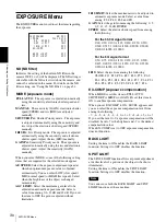 Preview for 30 page of Sony HD 3CCD COLOR BRC-H700 Operating Instructions Manual