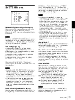 Preview for 35 page of Sony HD 3CCD COLOR BRC-H700 Operating Instructions Manual