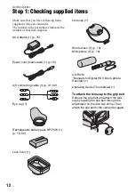 Preview for 12 page of Sony HD1000N Operating Manual