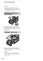 Preview for 26 page of Sony HD1000N Operating Manual