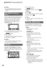 Preview for 40 page of Sony HD1000N Operating Manual