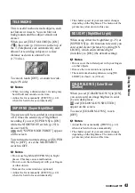 Preview for 43 page of Sony HD1000N Operating Manual