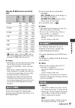 Preview for 47 page of Sony HD1000N Operating Manual