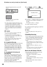 Preview for 96 page of Sony HD1000N Operating Manual