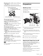 Preview for 15 page of Sony HDC-3300R Operation Manual