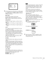 Preview for 25 page of Sony HDC-3300R Operation Manual