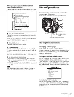 Preview for 27 page of Sony HDC-3300R Operation Manual