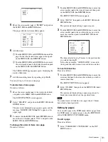 Preview for 31 page of Sony HDC-3300R Operation Manual