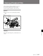 Preview for 112 page of Sony HDC-750 Operation Manual