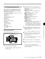 Preview for 95 page of Sony HDC-750A Operation Manual