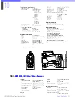 Preview for 180 page of Sony HDC-900 Series Product Information Manual