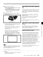 Preview for 97 page of Sony HDC-F950 Operation Manual