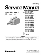 Sony HDC-HS9E Service Manual preview