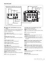 Preview for 13 page of Sony HDC1580 Operation Manual