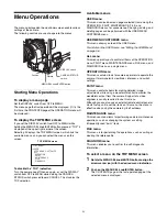 Preview for 34 page of Sony HDC2400 Operation Manual