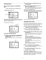 Preview for 35 page of Sony HDC2400 Operation Manual