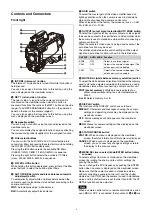 Preview for 6 page of Sony HDC5500 Operating Instructions Manual